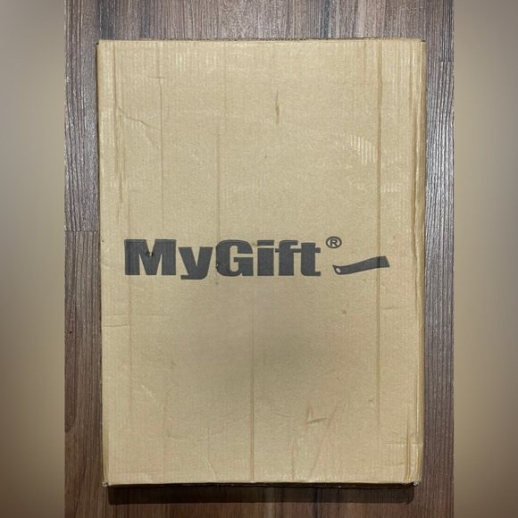 New 3 Piece Rustic Torched Wood Nesting Serving Tray Bundle - Picture 3 of 3